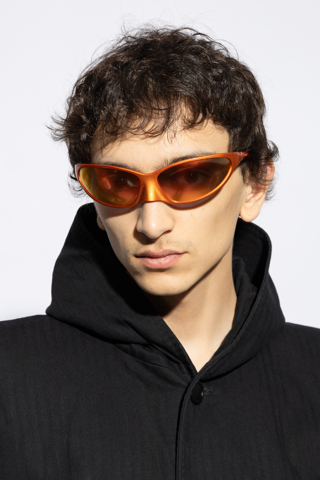 BALENCIAGA バレンシアガ オーバルサングラス オレンジ Balenciaga Eyewear 90s オーバル サングラス | オレンジ